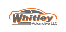 Whitley Automotive LLC company logo with branded orange and gray colors, a car and their name